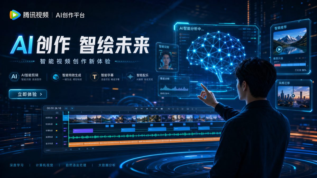 同人动漫 AI视频剪辑与智能创作界面展示